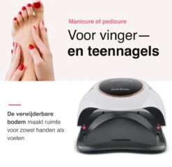 Vivid Green UV Lamp Gelnagels - Led Nagellamp - Gellak Nagel Lamp - Nageldroger - Naggellak Droger - Nagels - 168W -Cosmeticawinkel 1200x1165 16