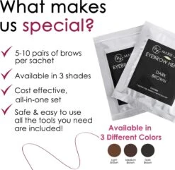 Marie-José & Co Henna Wenkbrauwverf Donkerbruin - Complete Henna Brows Kit - Tattoo Brow Set Voor 20 Paar Wenkbrauwen -Cosmeticawinkel 1200x1172 1