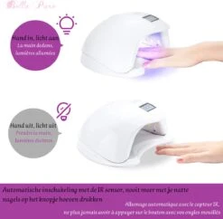 Bella Pure 48W Nageldroger - Vinger- En Teennagels - Bewegingssensor En Timer - 24 LED's 11 Bella Pure 48W Nageldroger - Vinger- En Teennagels - Bewegingssensor En Timer - 24 LED's -Cosmeticawinkel 1200x1178 2