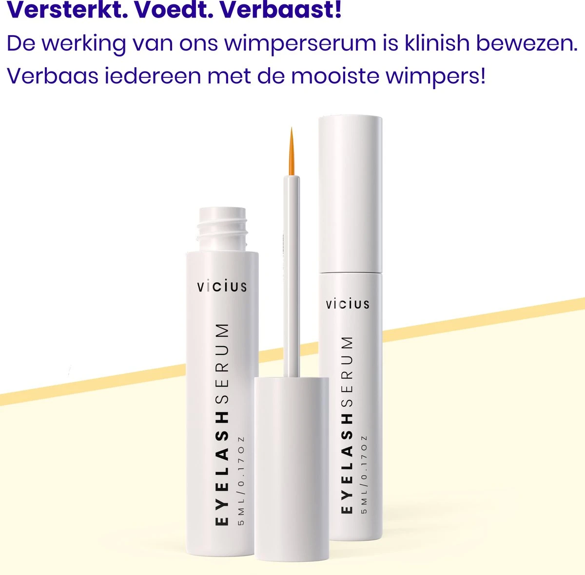 Wimperserum Van Vicius - Eyelash Serum Voor Wimper Groei - Vollere En Langere Wimpers - 5ML 9 Wimperserum Van Vicius - Eyelash Serum Voor Wimper Groei - Vollere En Langere Wimpers - 5ML - Afbeelding 7