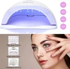 Merkloos Professionele UV Nagellamp Voor Gel Nagellak - Sun X5 Plus 80W 36 Leds - Geschikt Gellak - Gel Nagellak Droger 8 Merkloos Professionele UV Nagellamp Voor Gel Nagellak - Sun X5 Plus 80W 36 Leds - Geschikt Gellak - Gel Nagellak Droger -Cosmeticawinkel 1200x1183 4