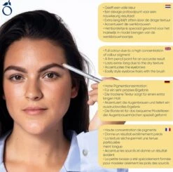 Herome Eye Care Wenkbrauwpotlood Bruin - Brow Pencil - Met Borsteltje, Stevige Potloodpunt En Puntenslijper -Cosmeticawinkel 1200x1188 9