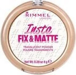 Rimmel London Insta Fix & Matte Make-uppoeder - 01 Clear -Cosmeticawinkel 1200x1191
