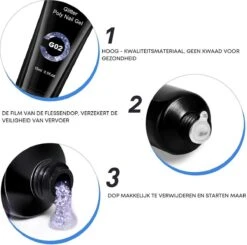 Merkloos Polygel Nagels Starterspakket | 12 Stuks | Langdurig | Polygel Kit | Polygel Nagels | Set 3 -Cosmeticawinkel 1200x1191 6