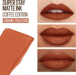 Maybelline SuperStay Matte Ink Lipstick Coffee Collection Limited Edition - 265 Caramel Collector - Nude Lippenstift - 5 Ml -Cosmeticawinkel 1200x1192