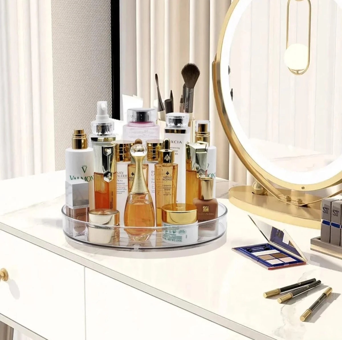 Make Up Organizer - 360° Draaibare Plateau - Make Up - Organizer - Orderner 4 Make Up Organizer - 360° Draaibare Plateau - Make Up - Organizer - Orderner - Afbeelding 2