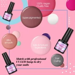 Royala C - Gellak Starterspakket + Inclusief Portable UV LED Lamp + Met 6 Verschillende Gellak Kleuren - Gellak Lamp – Gellac Set - Alle Benodigdheden In Eén 27 Royala C - Gellak Starterspakket + Inclusief Portable UV LED Lamp + Met 6 Verschillende Gellak Kleuren - Gellak Lamp – Gellac Set - Alle Benodigdheden In Eén -Cosmeticawinkel 1200x1194 8