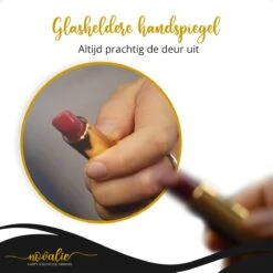 Novalie Hollywood Spiegel Met Verlichting - 65 Cm X 50 Cm - Make Up Spiegel Met Led Lampen – Visagie – Dimbaar / 3 Lichtstanden – Voor Hem / Haar Cadeau – 10x Vergroting – Met Tru-Daylight Verlichting – Wit -Cosmeticawinkel 1200x1200 1005