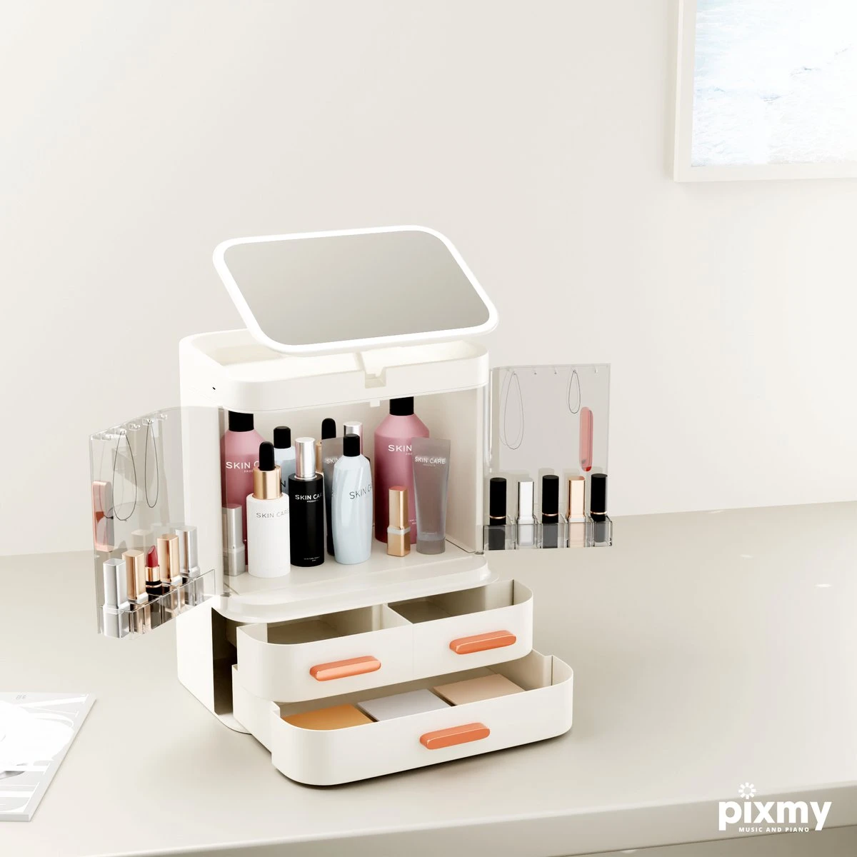 PIXMY® - Make Up Organizer – Ladekastje – Sieraden Houder – COMLWit 6 PIXMY® - Make Up Organizer – Ladekastje – Sieraden Houder – COMLWit - Afbeelding 4
