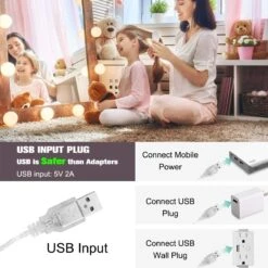 BOTC Hollywood Spiegellampen - 10 Led Spiegellampen Met 3 Lichtmodi En 10 Dimfunctie Voor Make-upspiegel - LUB90101 16 BOTC Hollywood Spiegellampen - 10 Led Spiegellampen Met 3 Lichtmodi En 10 Dimfunctie Voor Make-upspiegel - LUB90101 -Cosmeticawinkel 1200x1200 1044