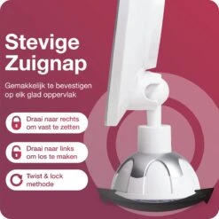Innovision Make Up Spiegel - Met Verlichting En Zuignap - 360° Verstelbaar - Werkt Op Batterijen En Op Stroom - 5x Vergroot -Cosmeticawinkel 1200x1200 1052