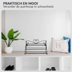 Confibel Nagellak Organizer - Nagellak Flesjes Houder - Essentiële Oliën Organizer - Rek Voor Flesjes - Wanddecoratie - Zwart -Cosmeticawinkel 1200x1200 1065