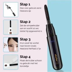 3-Delige Elektrische Wimperkruller Set – Incl. Wimperserum & Wimperborstel – Wimperlifting Set – Lash Lift – Lange, Gekrulde En Volle Wimpers – Eyelash Curler 13 3-Delige Elektrische Wimperkruller Set – Incl. Wimperserum & Wimperborstel – Wimperlifting Set – Lash Lift – Lange, Gekrulde En Volle Wimpers – Eyelash Curler -Cosmeticawinkel 1200x1200 1086