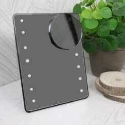 Orange85 Make-up Spiegel - Met Verlichting - LED - Met Vergrootglas - Zwart -Cosmeticawinkel 1200x1200 1124