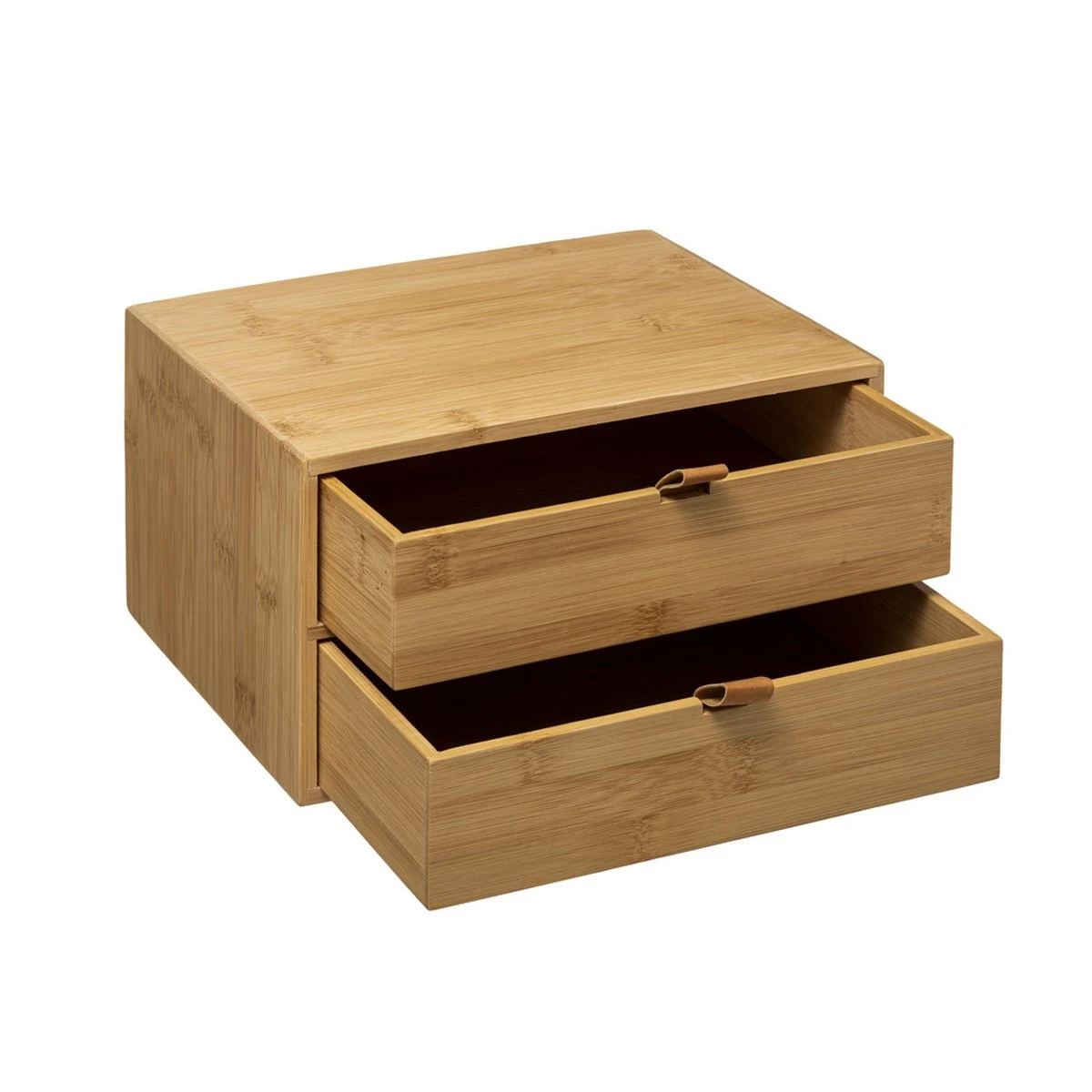 Five® Bamboe Bakjes Met 2 Lades - Hout - Duurzaam - 2 Lades (25 X 14,5 X 20) 8 Five® Bamboe Bakjes Met 2 Lades - Hout - Duurzaam - 2 Lades (25 X 14,5 X 20) - Afbeelding 6