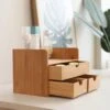 Merkloos Decopatent® Luxe Make-up Organizer Met 3 Lades - Cosmetica Organizer Make Up Met Schuiflade Bamboe Hout - Cosmeticahouder - Toren 2 Merkloos Decopatent® Luxe Make-up Organizer Met 3 Lades - Cosmetica Organizer Make Up Met Schuiflade Bamboe Hout - Cosmeticahouder - Toren -Cosmeticawinkel 1200x1200 1166
