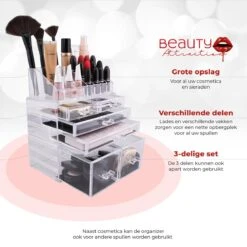 Beauty Attraction Make Up Organizer – Opbergdoos – Nagellak – Organizer 22 X 2,12 X 5,8 CM – 24 X 15 X 11 CM – Transparant 17 Beauty Attraction Make Up Organizer – Opbergdoos – Nagellak – Organizer 22 X 2,12 X 5,8 CM – 24 X 15 X 11 CM – Transparant -Cosmeticawinkel 1200x1200 1175