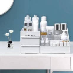 Make-up Organizer - Cosmetica Opbergdoos - Sieraden Bakje - Dames - Wit - Opmaken -Cosmeticawinkel 1200x1200 1178