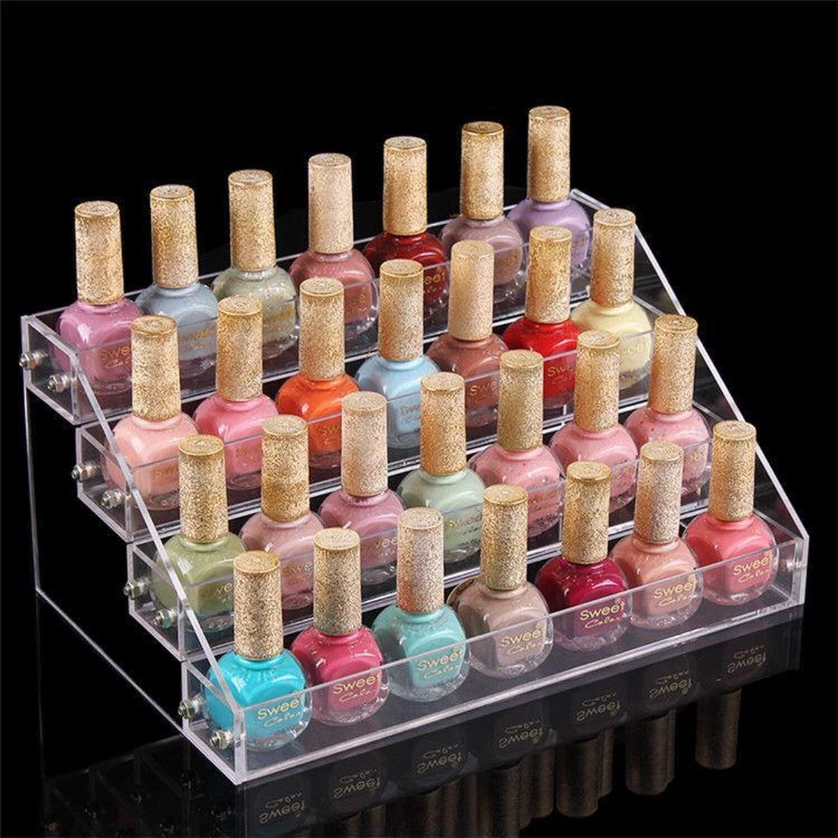 Nagellak Display 4 Lagen | Nagellak Rek | Nagellak Houder - Nagellak Opbergen 5 Nagellak Display 4 Lagen | Nagellak Rek | Nagellak Houder - Nagellak Opbergen - Afbeelding 3