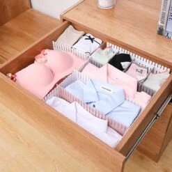 Merkloos Waal Kunststof Ladeverdeler - Lade Organizer - Set Van 6 Stuks - Voor Kleding/Keuken/Bureau/Make-Up - Op Maat Te Knippen - Roze -Cosmeticawinkel 1200x1200 1181