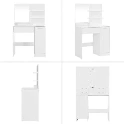 MIRA Home - Kaptafel - Make-up Tafel - Wit - Spaanplaat - 80x40x132cm -Cosmeticawinkel 1200x1200 1183