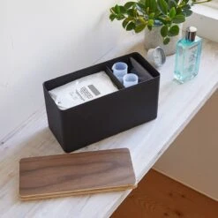 Yamazaki Opbergbox Make Up - Sanitair - Zwart -Cosmeticawinkel 1200x1200 1205