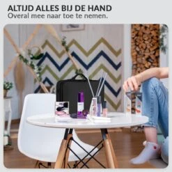 Cosmetica Koffer - Make-up Koffer Met Verstelbare Vakken - Visagie En Nagelstyliste Beauty Koffer - 35x25x11CM 19 Cosmetica Koffer - Make-up Koffer Met Verstelbare Vakken - Visagie En Nagelstyliste Beauty Koffer - 35x25x11CM -Cosmeticawinkel 1200x1200 1236