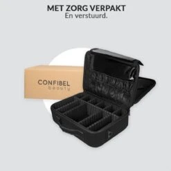 Cosmetica Koffer - Make-up Koffer Met Verstelbare Vakken - Visagie En Nagelstyliste Beauty Koffer - 35x25x11CM 24 Cosmetica Koffer - Make-up Koffer Met Verstelbare Vakken - Visagie En Nagelstyliste Beauty Koffer - 35x25x11CM -Cosmeticawinkel 1200x1200 1239