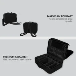 Cosmetica Koffer - Make-up Koffer Met Verstelbare Vakken - Visagie En Nagelstyliste Beauty Koffer - 35x25x11CM 26 Cosmetica Koffer - Make-up Koffer Met Verstelbare Vakken - Visagie En Nagelstyliste Beauty Koffer - 35x25x11CM -Cosmeticawinkel 1200x1200 1241