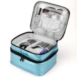 YONO Nagellak Tas - Nagelkoffer Beautycase - Cosmetica Koffer - Manicure Organizer - Blauw -Cosmeticawinkel 1200x1200 1255