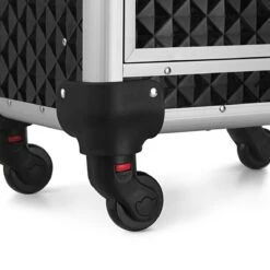 Songmics Kapperskoffer - Cosmetica Trolley - Cosmetica Koffer - Make-up Koffer - Visagie Koffer - Make Up Trolley - Op Wielen - Zwart -Cosmeticawinkel 1200x1200 1261