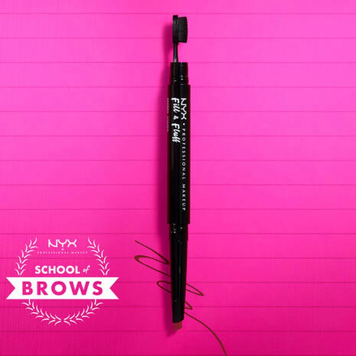 NYX Professional Makeup Fill & Fluff Eyebrow Pomade Pencil - FFEP01 Blonde - Wenkbrauwpotlood - 0,2 Gr 10 NYX Professional Makeup Fill & Fluff Eyebrow Pomade Pencil - FFEP01 Blonde - Wenkbrauwpotlood - 0,2 Gr - Afbeelding 8
