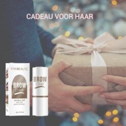 Merkloos Premium Wenkbrauw Stempel - Wenkbrauw Sjabloon - Wenkbrauwstempel - Brow Stamp - 10 Sjablonen - Borsteltje - Herbruikbaar - Waterdicht - Cadeau Voor Haar - Mediumbruin -Cosmeticawinkel 1200x1200 1419