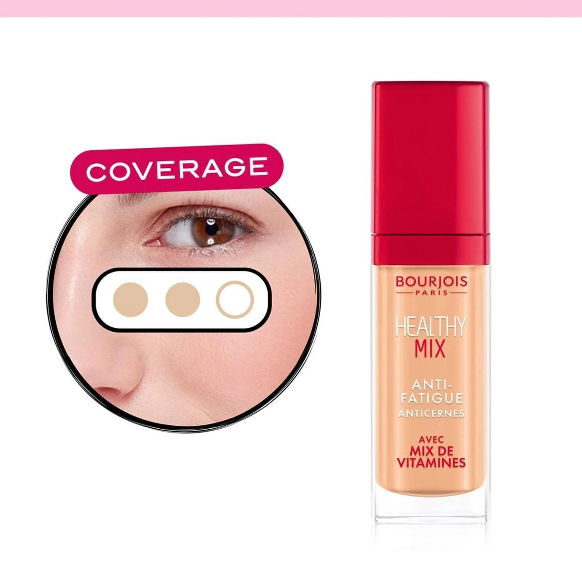 Bourjois Healty Mix Anti-Fatigue Concealer - 002 Medium Radiance 10 Bourjois Healty Mix Anti-Fatigue Concealer - 002 Medium Radiance - Afbeelding 8