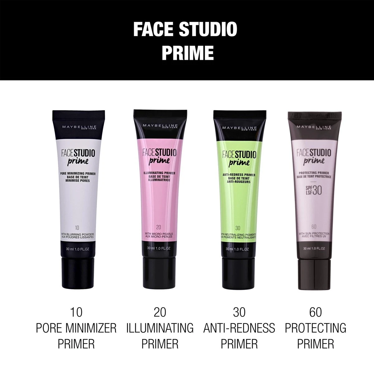 Maybelline Facestudio Primer - Protecting Primer SPF30 - 30ml 6 Maybelline Facestudio Primer - Protecting Primer SPF30 - 30ml - Afbeelding 4