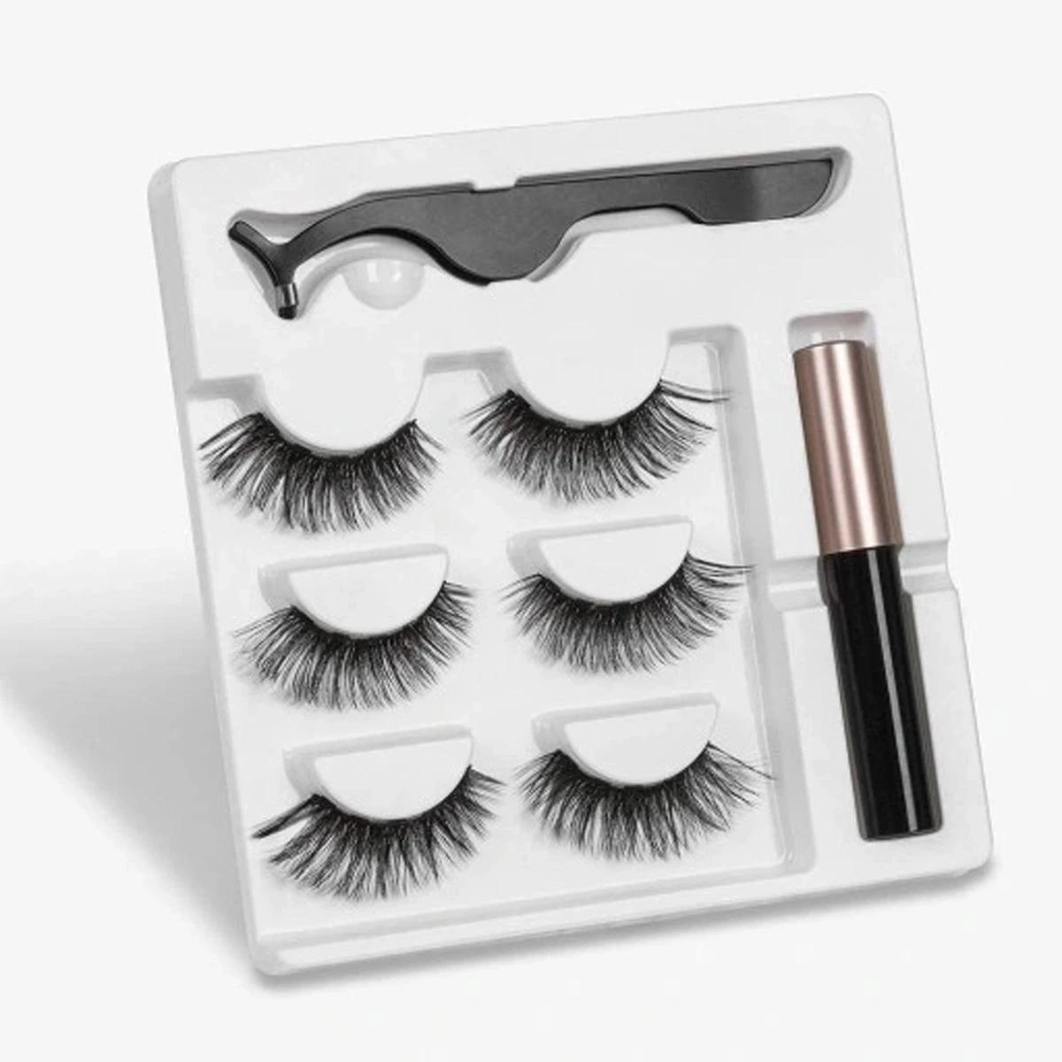 Magnetische Wimpers - Eyeliner & Pincet - Wimper Extension - 3 Paar Nepwimpers - Lashes Set - Rheme 11 Magnetische Wimpers - Eyeliner & Pincet - Wimper Extension - 3 Paar Nepwimpers - Lashes Set - Rheme - Afbeelding 9