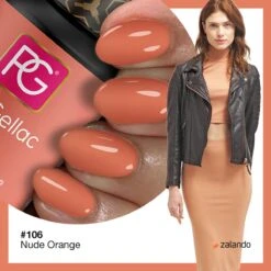 Pink Gellac - Nude Orange - Gellak - Vegan - Oranje - Glanzend - 15ml