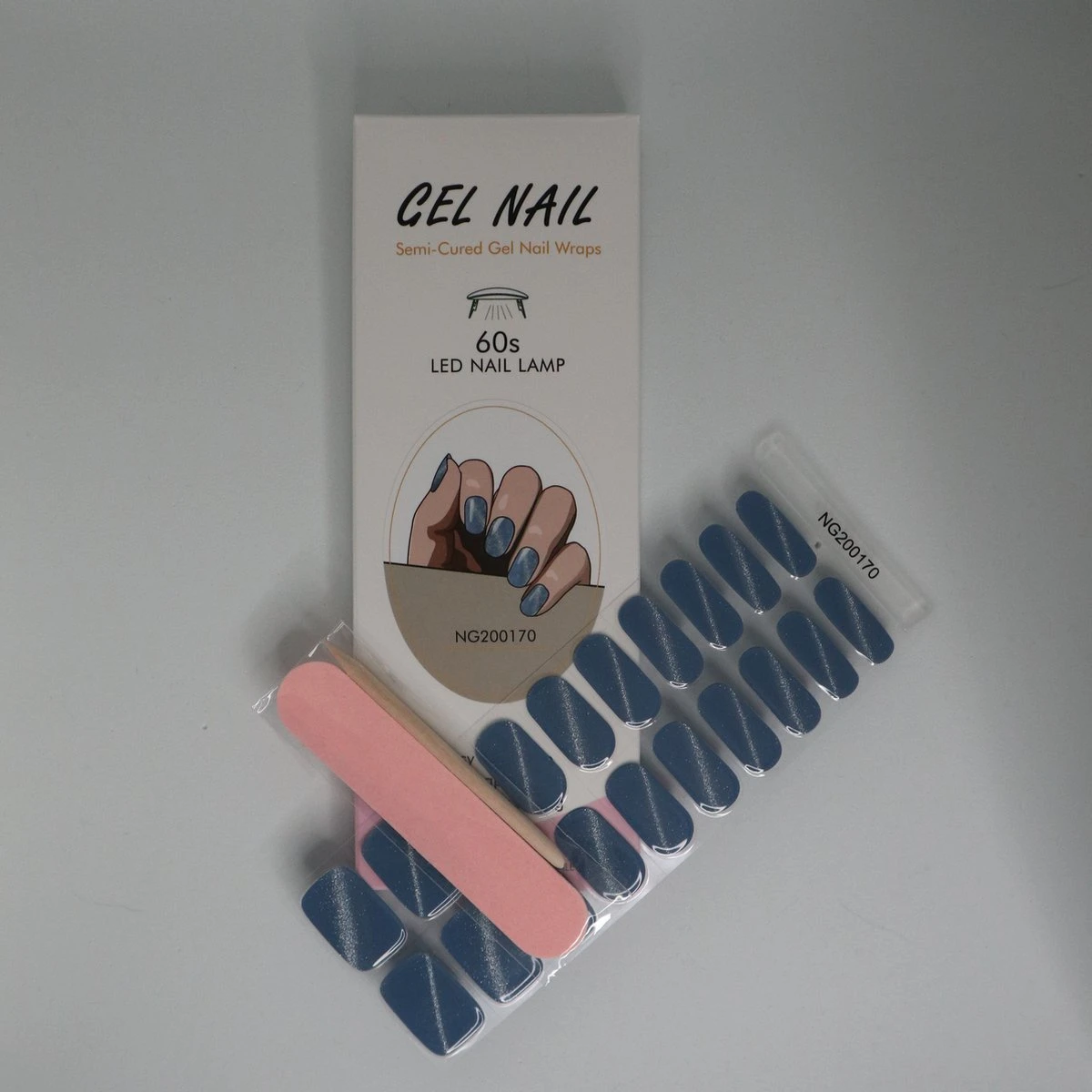 YellowSnails - Gel Nagel Wraps - Glitter Blue - Gel Nagel Stickers - Gel Nagel Folie - Gel Nail Wraps - Gel Nail Stickers - Nail Art - Nail Foil 3 YellowSnails - Gel Nagel Wraps - Glitter Blue - Gel Nagel Stickers - Gel Nagel Folie - Gel Nail Wraps - Gel Nail Stickers - Nail Art - Nail Foil