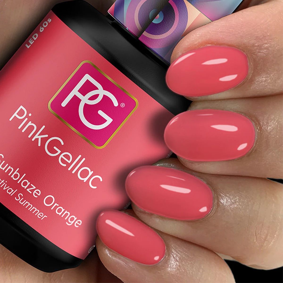 Pink Gellac - Sunblaze Orange - Gellak - Vegan - Oranje - Glanzend - 15ml 9 Pink Gellac - Sunblaze Orange - Gellak - Vegan - Oranje - Glanzend - 15ml - Afbeelding 7