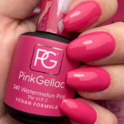 Pink Gellac - Watermelon Pink - Gellak - Vegan - Roze - Glanzend - 15ml 15 Pink Gellac - Watermelon Pink - Gellak - Vegan - Roze - Glanzend - 15ml -Cosmeticawinkel 1200x1200 765