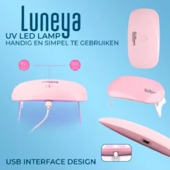 Luneya Polygel Kit - Sunrise Edition - 6 Kleuren - Polygel Nagels Starterspakket - Tasje - Incl. UV LED Lamp -Cosmeticawinkel 1200x1200 821