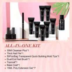 Polygel Kit - Polygel Set - Nagelverlenging - Polygel 7 Kleuren - Polygel Nagels - Kunstnagels - Gel Polish - Acryl Gellak 24 Polygel Kit - Polygel Set - Nagelverlenging - Polygel 7 Kleuren - Polygel Nagels - Kunstnagels - Gel Polish - Acryl Gellak -Cosmeticawinkel 1200x1200 827