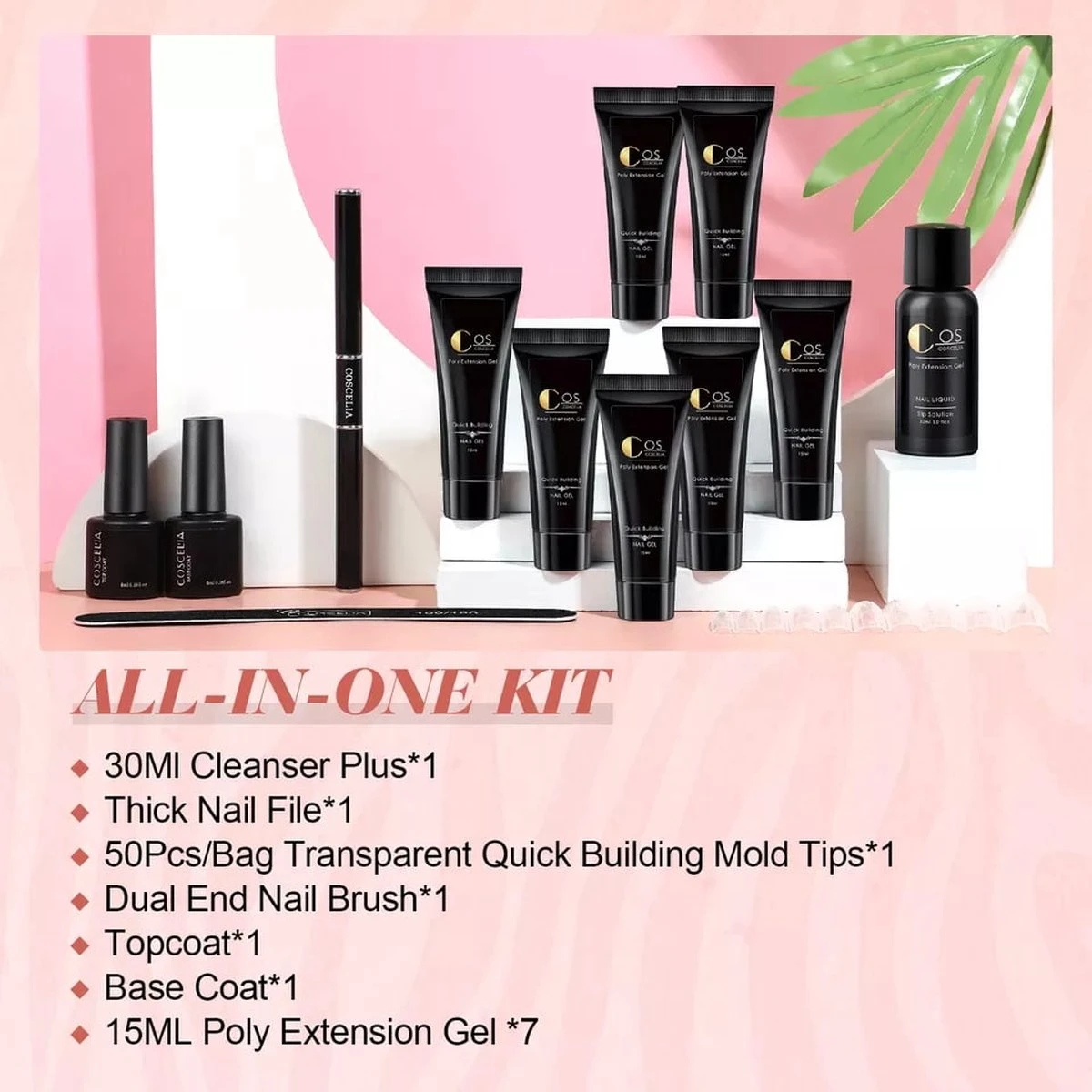 Polygel Kit - Polygel Set - Nagelverlenging - Polygel 7 Kleuren - Polygel Nagels - Kunstnagels - Gel Polish - Acryl Gellak 13 Polygel Kit - Polygel Set - Nagelverlenging - Polygel 7 Kleuren - Polygel Nagels - Kunstnagels - Gel Polish - Acryl Gellak - Afbeelding 11