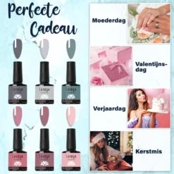 Luneya Gellak - Hidden Blossom Edition - 6-Delige Gellak Starterspakket - Gel Nagellak -Cosmeticawinkel 1200x1200 837