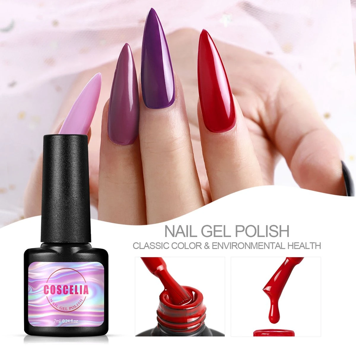 Royala C - Gellak Starterspakket + Inclusief Portable UV LED Lamp + Met 6 Verschillende Gellak Kleuren - Gellak Lamp – Gellac Set - Alle Benodigdheden In Eén 10 Royala C - Gellak Starterspakket + Inclusief Portable UV LED Lamp + Met 6 Verschillende Gellak Kleuren - Gellak Lamp – Gellac Set - Alle Benodigdheden In Eén - Afbeelding 8