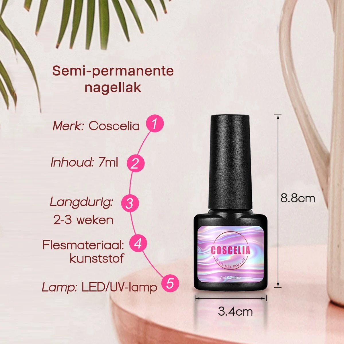 Royala F - Gellak Starterspakket + Inclusief Portable UV LED Lamp + Met 6 Verschillende Gellak Kleuren - Gellak Lamp – Topcoat - Basecoat - Alle Benodigdheden In Eén 19 Royala F - Gellak Starterspakket + Inclusief Portable UV LED Lamp + Met 6 Verschillende Gellak Kleuren - Gellak Lamp – Topcoat - Basecoat - Alle Benodigdheden In Eén - Afbeelding 17