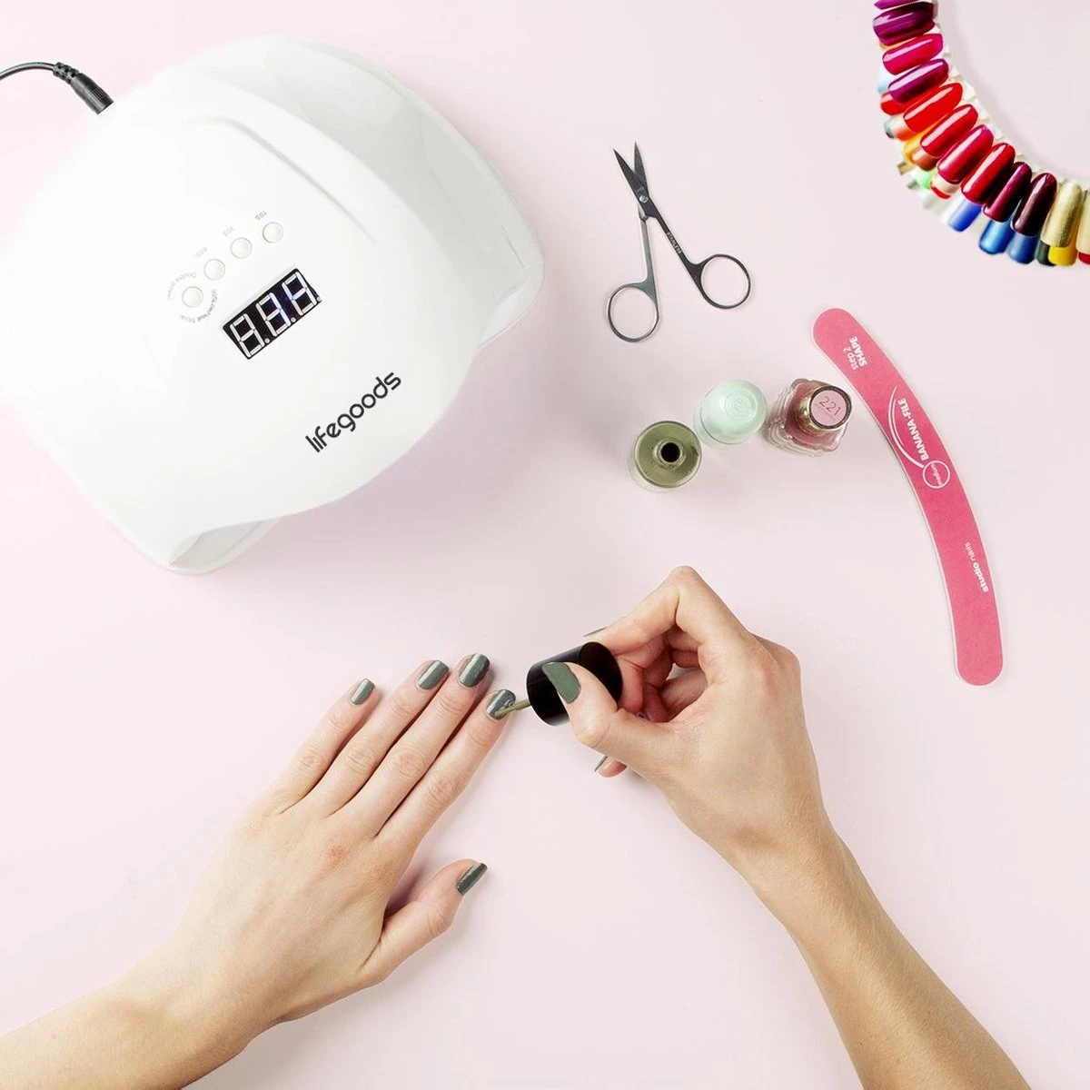 LifeGoods Nageldroger - Voor Gelnagels - 36 LED's - 54W 8 LifeGoods Nageldroger - Voor Gelnagels - 36 LED's - 54W - Afbeelding 6