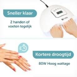 ForDig 80W Professionele Nageldroger Voor Gel Nagels - Nagellak Droger Met UV LED Lamp En Timer Voor Gelnagels - Nageldrogerlamp Met 45 LED Lampjes Voor Nagel Gellak - Geschikt Voor Manicure En Pedicure - Nagellakdroger Hard Gelpolish Builder 13 ForDig 80W Professionele Nageldroger Voor Gel Nagels - Nagellak Droger Met UV LED Lamp En Timer Voor Gelnagels - Nageldrogerlamp Met 45 LED Lampjes Voor Nagel Gellak - Geschikt Voor Manicure En Pedicure - Nagellakdroger Hard Gelpolish Builder -Cosmeticawinkel 1200x1200 935