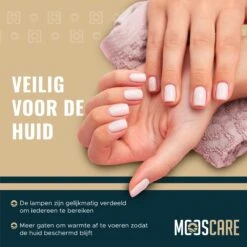 MOOSCARE 120 Watt LED Lamp Voor Gellak Nagels - UV Lamp Gelnagels - Nail Art Nagellamp - Gel Nagellak Nageldroger -Cosmeticawinkel 1200x1200 939