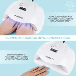 Murley’s Pro Dual Nagellamp Gellak Nageldroger - UV LED Nagel Lamp - 54 Watt - 36 LED’s 13 Murley’s Pro Dual Nagellamp Gellak Nageldroger - UV LED Nagel Lamp - 54 Watt - 36 LED’s -Cosmeticawinkel 1200x1200 943